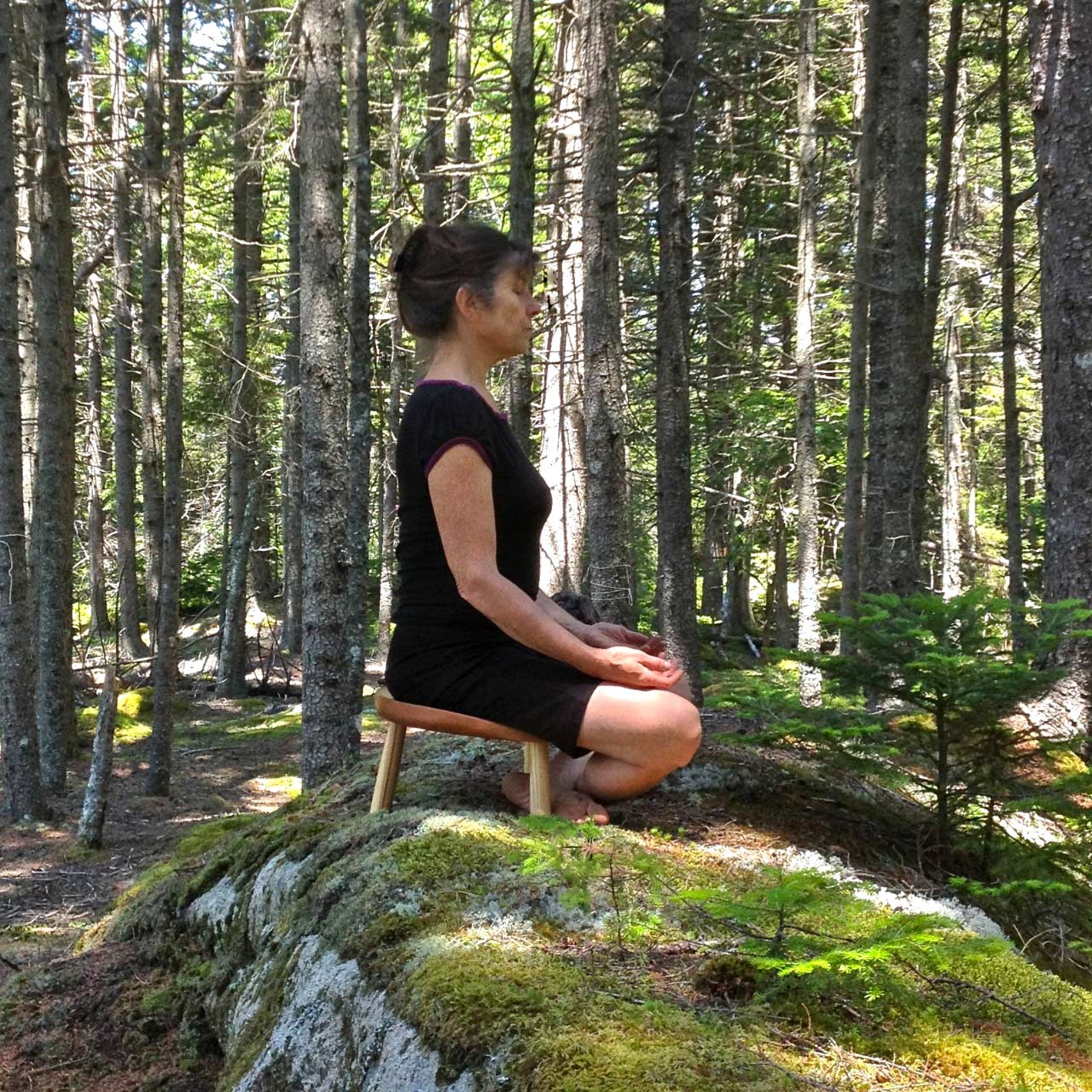Owl Meditation Stool