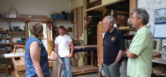 Senator Angus King Visits Owl Furniture!