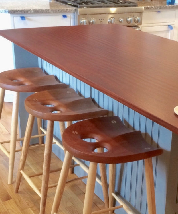 Wooden Base Stools
